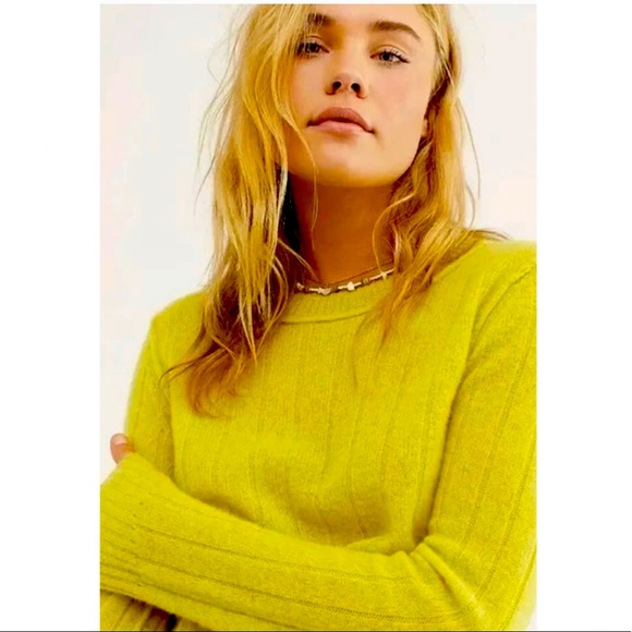 Free People Be Mine Cashmere Crew Sweater - Picture 4 of 12